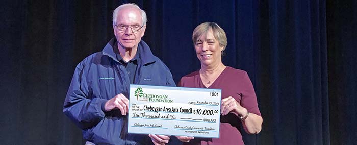 Cheboygan County Community Foundation Donates $10,000 to Opera House for Capital Improvements