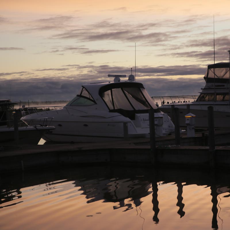 boats sitting on dock