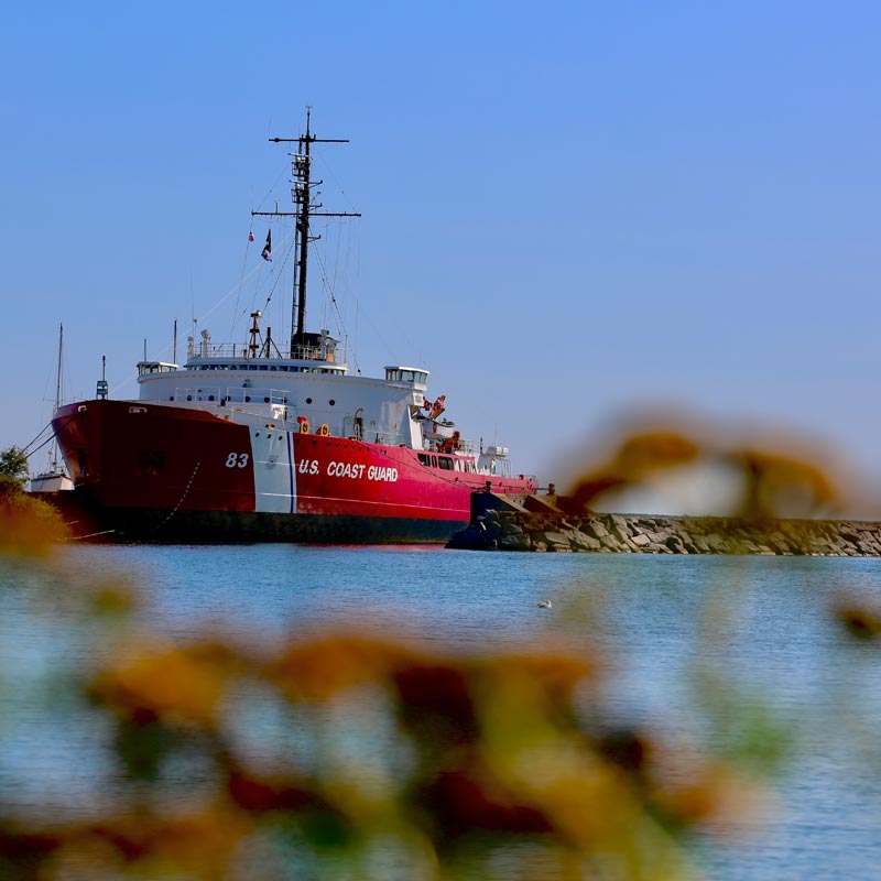 coast guard boat on water